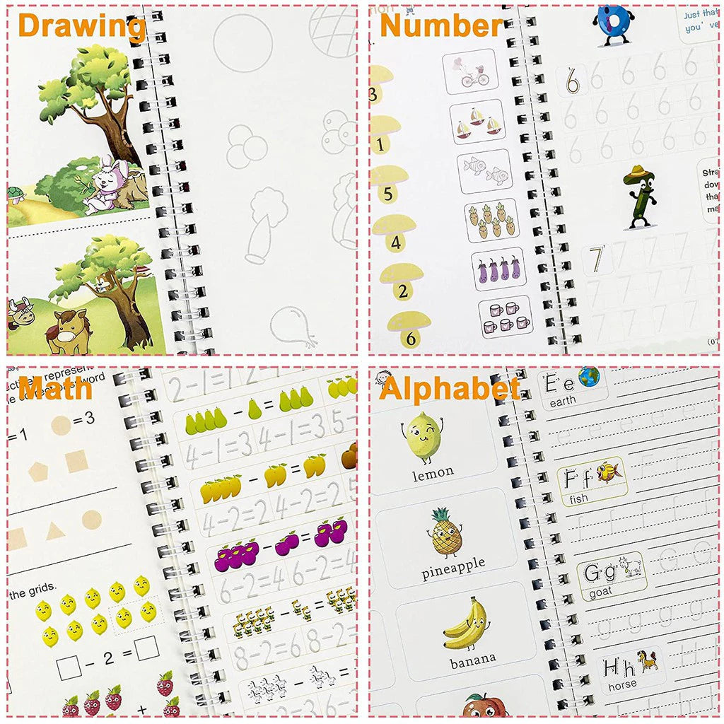 KIT DE LIBROS CALIGRAFIA PARA ESCRITURA