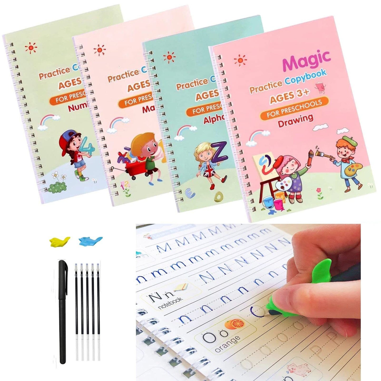 KIT DE LIBROS CALIGRAFIA PARA ESCRITURA